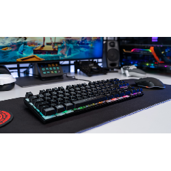 The G-Lab Keyz Caesium TKL clavier USB AZERTY Français Noir