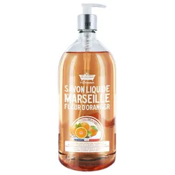 Les Petits Bains de Provence Savon de Marseille Fleur d'Oranger 1 L