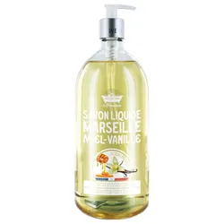 Les Petits Bains de Provence Savon de Marseille Miel-Vanille 1 L