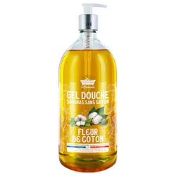 Les Petits Bains de Provence Gel Douche Fleur de Coton 1 L