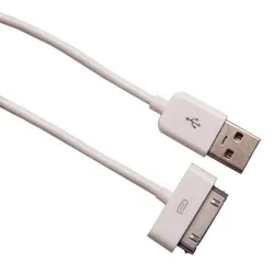 Urban Factory CBL01UF câble de téléphone portable Blanc 1 m USB A Apple 30-pin