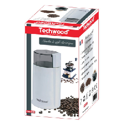 Techwood TMC-884 appareil à moudre le café 160 W Blanc