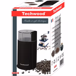 Techwood TMC-886 appareil à moudre le café 160 W Noir - Vue supplémentaire 2