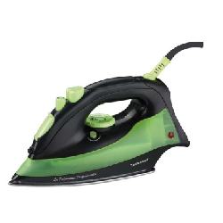 Techwood TFV-204 fer à repasser Fer à repasser à sec ou à vapeur Semelle en acier inoxydable 2000 W Noir, Vert