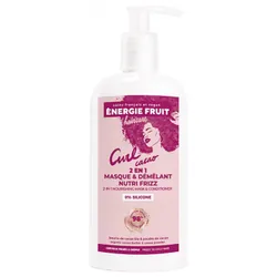 Energie Fruit 2en1 Masque Démêlant Nutri Intense Beurre de Cacao Bio & Poudre de Cacao 300 ml
