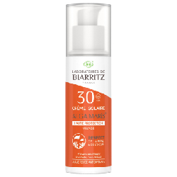 Crème solaire Visage SPF30 Bio Protection solaire naturelle 50ml Alga Maris Laboratoires De Biarritz