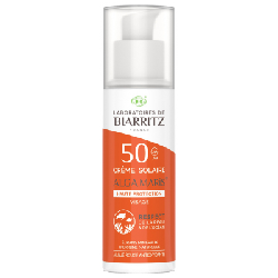 Crème solaire Visage SPF50 Bio Haute protection solaire 50ml Alga Maris Laboratoires De Biarritz