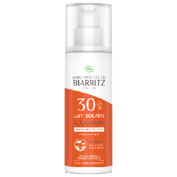 Lait solaire SPF30 Bio Idéal pour les peaux sèches 100ml Alga Maris Laboratoires De Biarritz