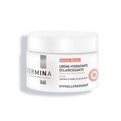 DERMINA SENSI-BLANC CREME HYDRATANTE ECLAIRCISSANTE PEAUX NORMALES A SECHES 40ML