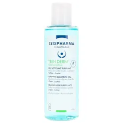 Isispharma Teen Derm Gel Sensitive Nettoyant Purifiant 100 ml