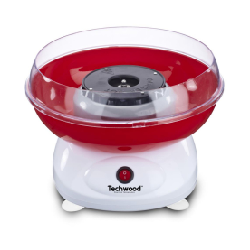 Techwood TBAP-505 machine à barbe à papa Rouge, Blanc 500 W