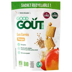 Good Goût Carrés Mangue Dès 8 Mois Bio 50 g