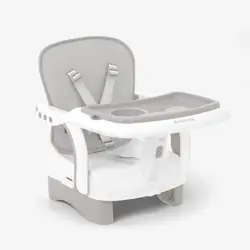 Kikka Boo Chewy Chaise haute Booster Siège rembourré Gris