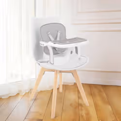 Kikka Boo Chewy Chaise haute Booster Siège rembourré Gris - Vue supplémentaire 2