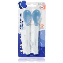 Kikkaboo Heat Sensing Spoons 4 m+ Blue 2 pcs
