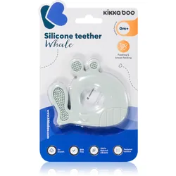 Kikkaboo Silicone Teether Whale Blue 1 pcs
