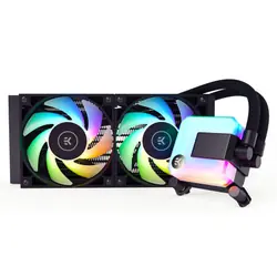 EK Water Blocks EK-AIO 240 D-RGB Processeur Kit de refroidissement du liquide 12 cm Noir