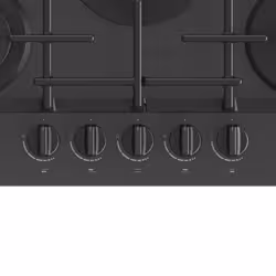 Gorenje GTW7C51B plaque Noir Intégré 75 cm Gaz 5 zones - Vue supplémentaire 3