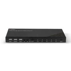 Lindy 32810 commutateur écran, clavier et souris Noir