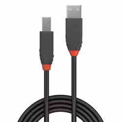 Lindy 36673 câble USB 2 m USB 2.0 USB A USB B Noir - Vue supplémentaire 2