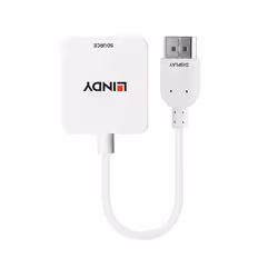 Lindy 38146 câble vidéo et adaptateur HDMI Type A (Standard) DisplayPort Blanc - Vue supplémentaire 2