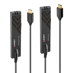 Lindy 38179 extension audio/video Récepteur AV Noir