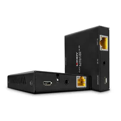 Lindy 38205 extension audio/video Émetteur et récepteur AV Noir