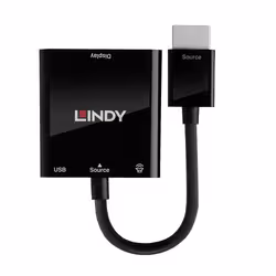 Lindy 38285 câble vidéo et adaptateur 0,1 m HDMI Type A (Standard) VGA (D-Sub) Noir - Vue supplémentaire 2