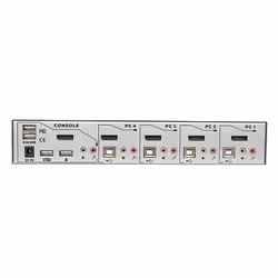 Lindy 39305 commutateur écran, clavier et souris Argent - Vue supplémentaire 3