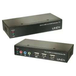 Lindy 39377 commutateur écran, clavier et souris Noir
