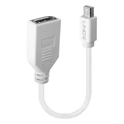 Lindy 41021 câble DisplayPort 0,15 m Mini DisplayPort Blanc