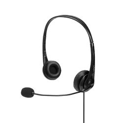 Lindy 42870 écouteur/casque Avec fil Arceau Appels/Musique USB Type-A Noir