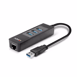 Lindy 43176 hub & concentrateur USB 3.2 Gen 1 (3.1 Gen 1) Type-A 5000 Mbit/s Noir - Vue supplémentaire 5