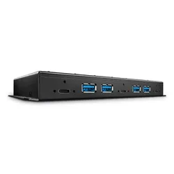 Lindy 43275 hub & concentrateur USB 3.2 Gen 2 (3.1 Gen 2) Type-A 10000 Mbit/s Noir