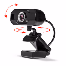Lindy 43300 webcam 1920 x 1080 pixels USB 2.0 Noir - Vue supplémentaire 3