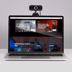 Lindy 43300 webcam 1920 x 1080 pixels USB 2.0 Noir - Vue supplémentaire 4