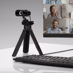 Lindy 43300 webcam 1920 x 1080 pixels USB 2.0 Noir - Vue supplémentaire 2