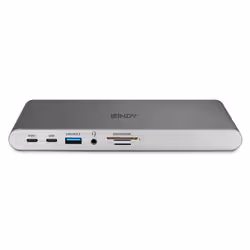 Lindy 43349 station d'accueil Avec fil USB 3.2 Gen 1 (3.1 Gen 1) Type-C Argent - Vue supplémentaire 3
