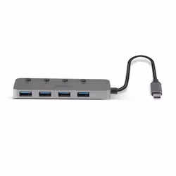 Lindy 43383 hub & concentrateur USB 3.2 Gen 1 (3.1 Gen 1) Type-C 5000 Mbit/s Gris - Vue supplémentaire 3