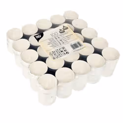 Papstar 13302 bougie en cire Rond Blanc 100 pièce(s) - Vue supplémentaire 2
