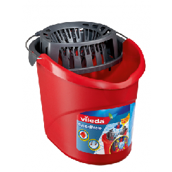 Vileda Super Mocio seau et système de lavage Réservoir unique Rouge
