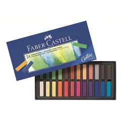 FABER-CASTELL craies pastels Mini 128224 boîte en carton à 24 pce