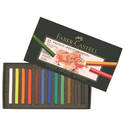 Faber-Castell Craie pastel Polychromos secs boîte de 12 - Vue supplémentaire 2