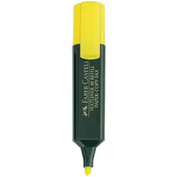 Faber-Castell 154807 marqueurPointe biseautée Jaune