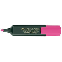 FABER-CASTELL Textmarker TL 48 1-5mm 154828 rose