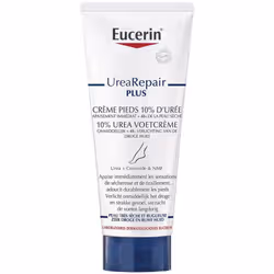 Eucerin UreaRepair PLUS Crème Pieds 10% d'Urée 100 ml est une crème à la texture non grasse qui apaise immédiatement les sensations de sécheresse et de tiraillement
