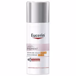 EUCERINAnti-PigmentSoin de Jour SPF30 50ml La mélanine est un pigment naturel qui donne de la couleur à la peau. L’exposition à la lumière du soleil