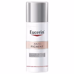 EUCERINAnti-PigmentSoin de Nuit 50ml La mélanine est un pigment naturel qui donne de la couleur à la peau. L’exposition à la lumière du soleil