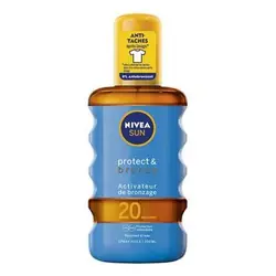 NIVEA Sun Protect & Bronze SPF20 200 ml Huile de protection solaire Corps 20 Adultes