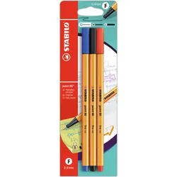 STABILO 4006381102131 stylo fin Multicolore 3 pièce(s)